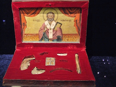 Ιερά λείψανα του Αγίου Νικολάου, Αρχαιολογικό Μουσείο Αττάλειας.